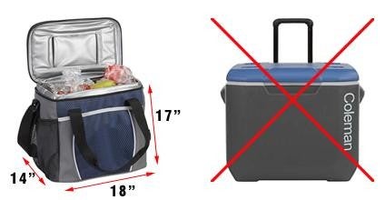 Soft-sided cooler only