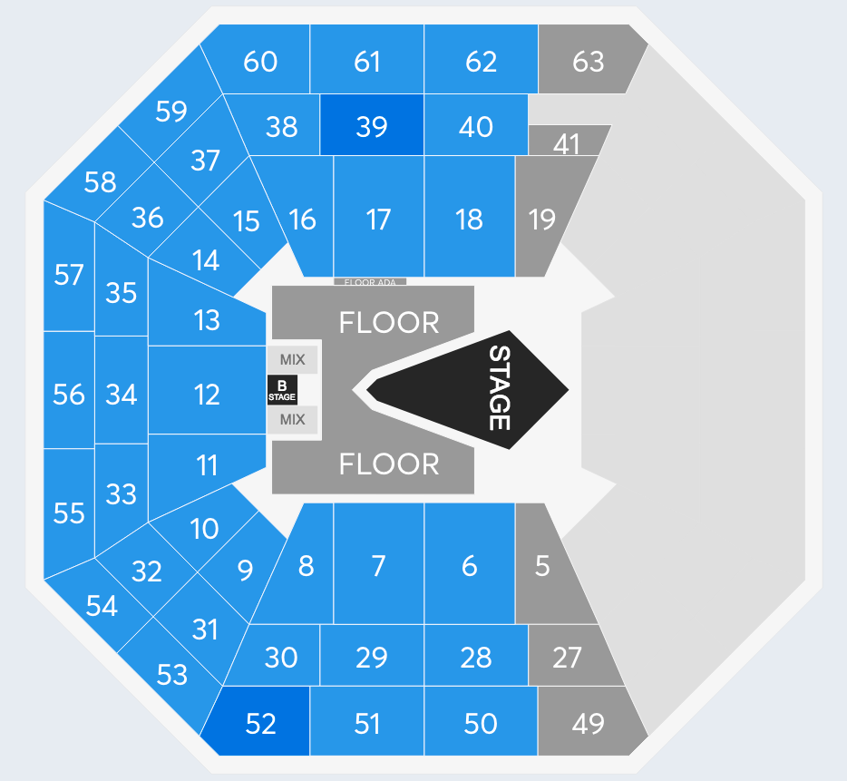 Extramile Arena Seating Chart